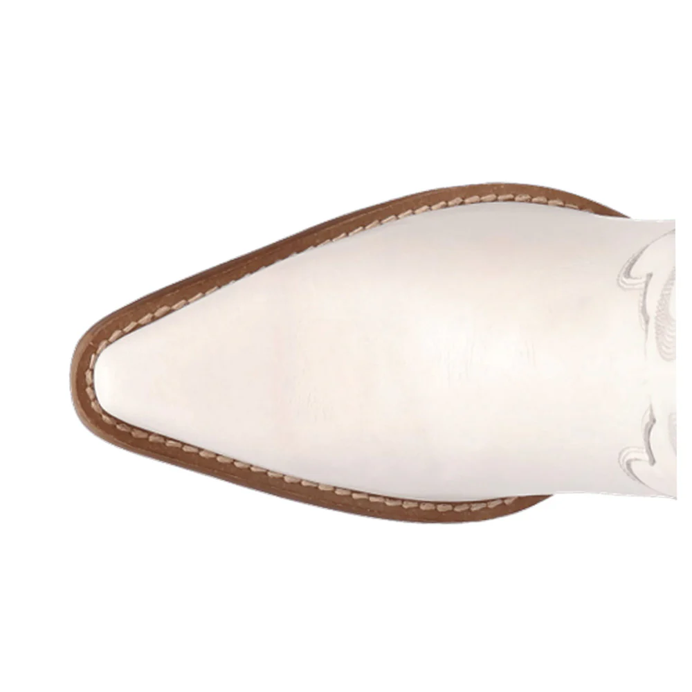 Hensley Embroidered Snip Toe Pull On Cowboy Boots - Image 4