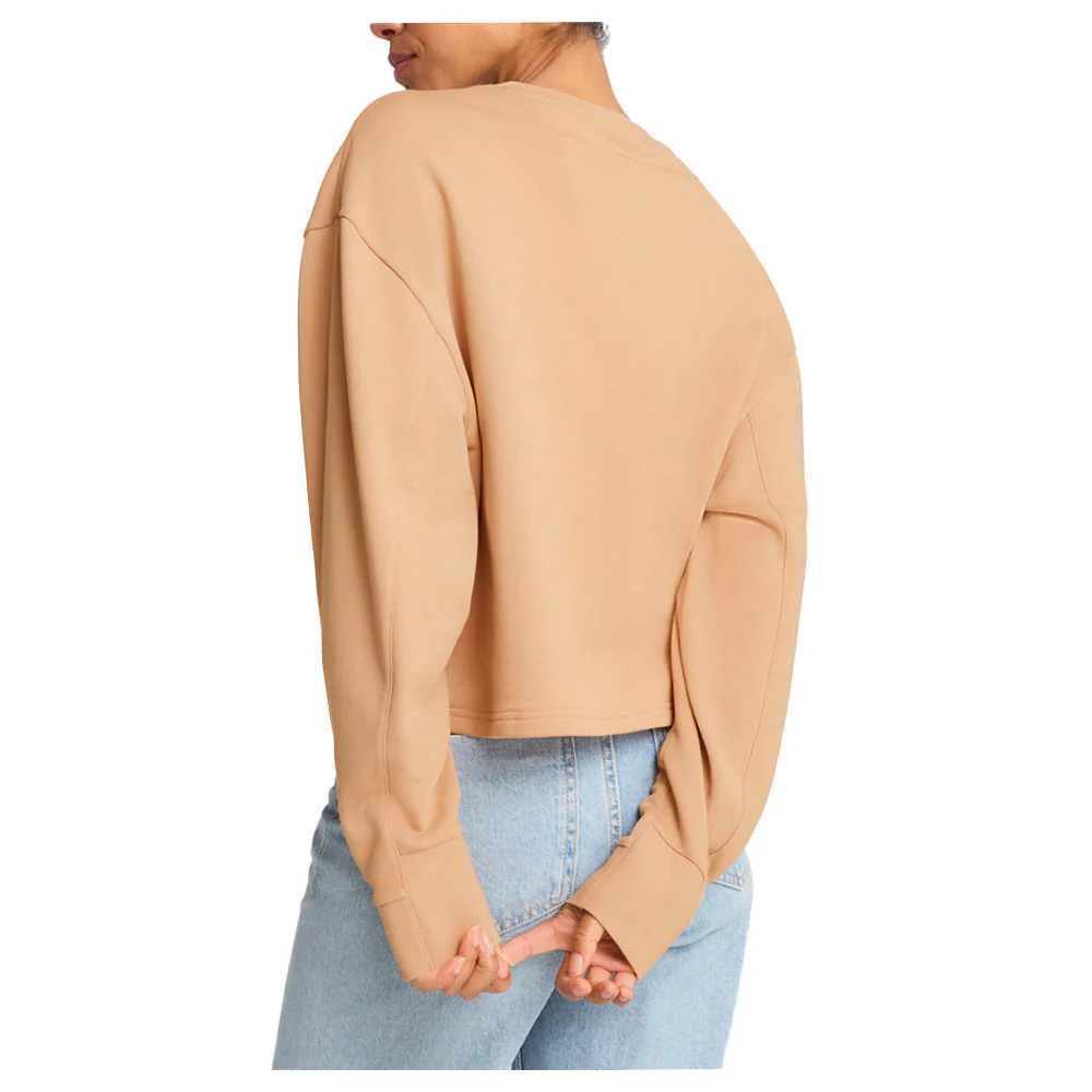 HER Relaxed Embroidered Logo Crew Neck Sweatshirt - Image 2