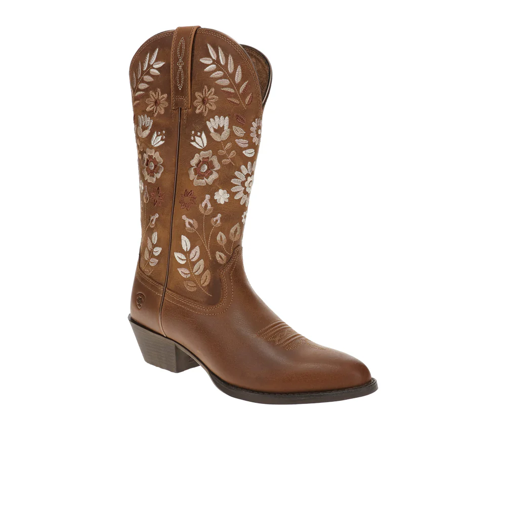 Heritage Meadow Round Toe Pull On Cowboy Boots - Image 2