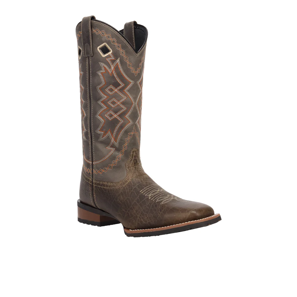 Highway Man Square Toe Pull On Cowboy Boots - Image 2