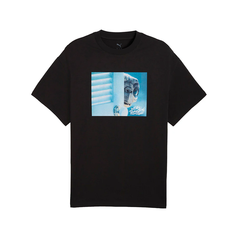 PUMA HOOPS X E.T. Graphic Crew Neck Short Sleeve T-Shirt