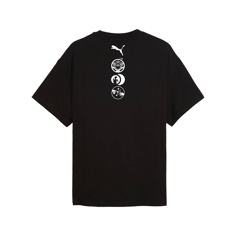 PUMA HOOPS X E.T. Graphic Crew Neck Short Sleeve T-Shirt - Image 2