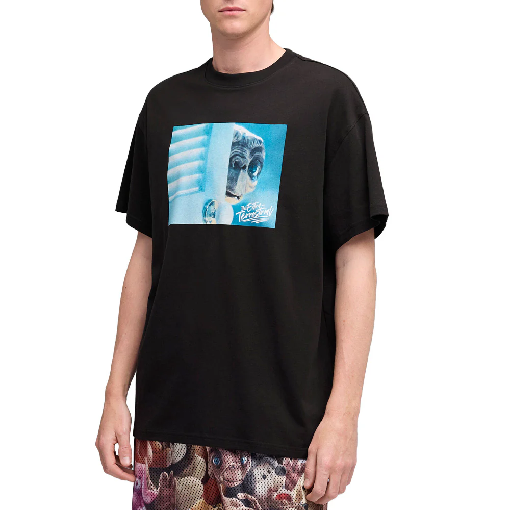 PUMA HOOPS X E.T. Graphic Crew Neck Short Sleeve T-Shirt - Image 3