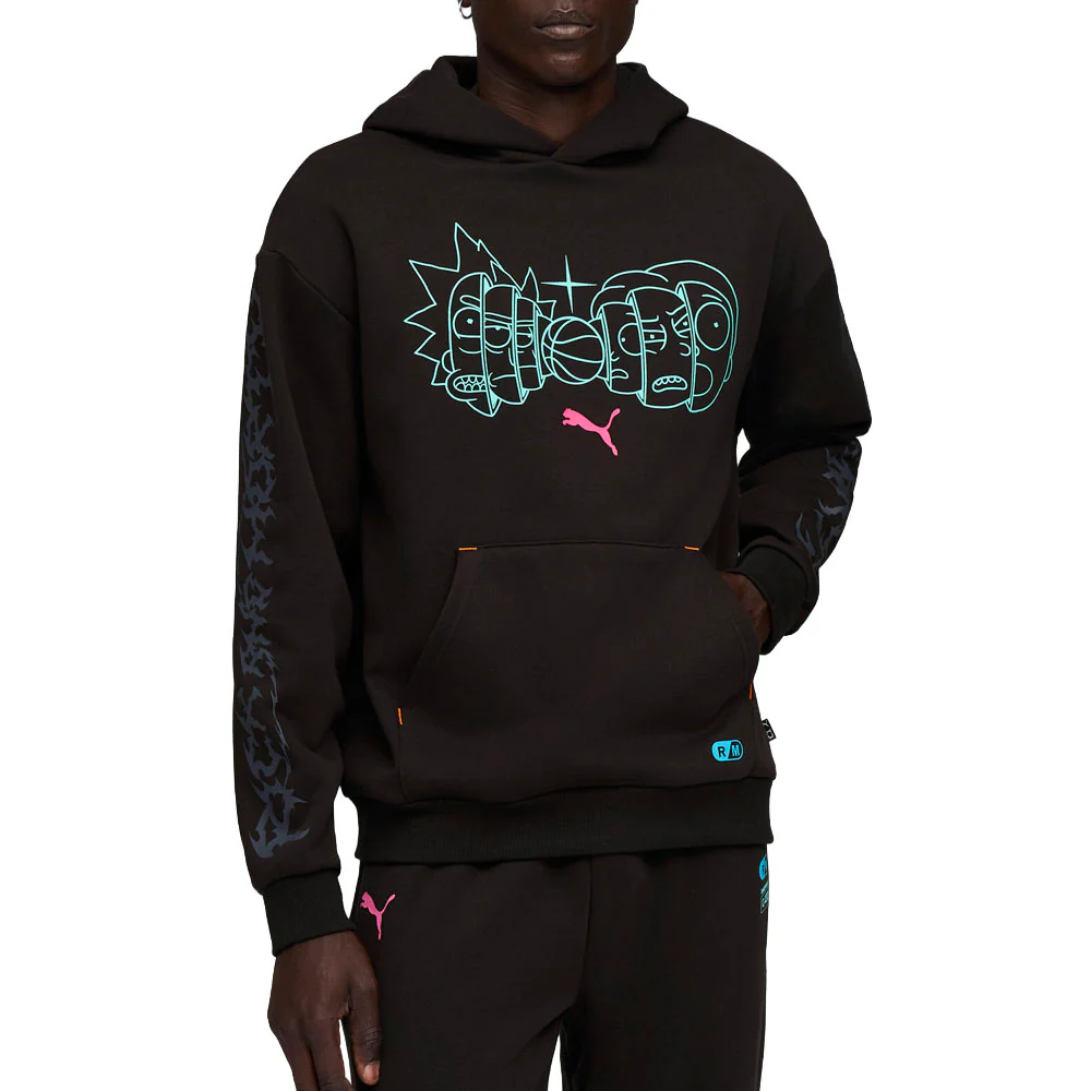 Hoops X  Rick And Morty Pullover Hoodie - Image 3