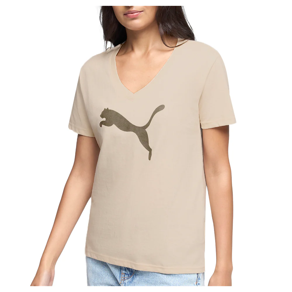 Graphic Pebble V-Neck Short Sleeve T-Shirt - Image 3