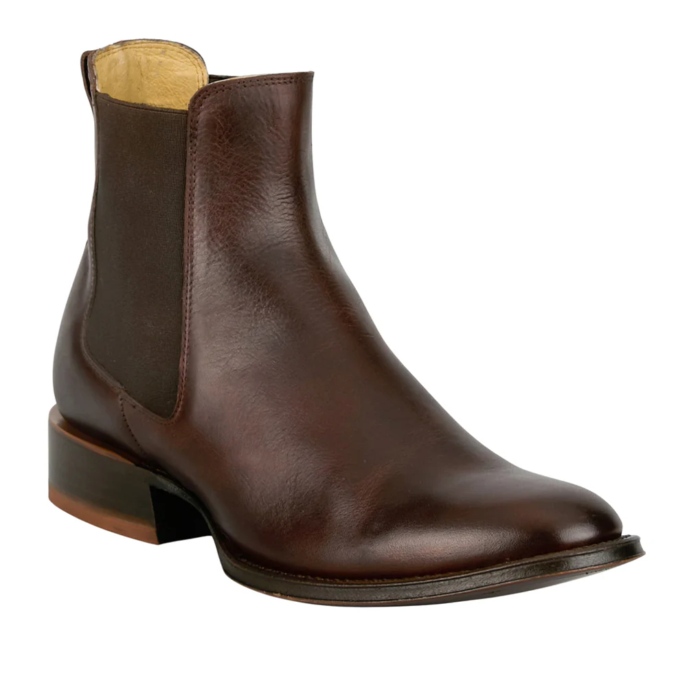 Houston 6 Inch Round Toe Western Chelsea Boots - Image 2