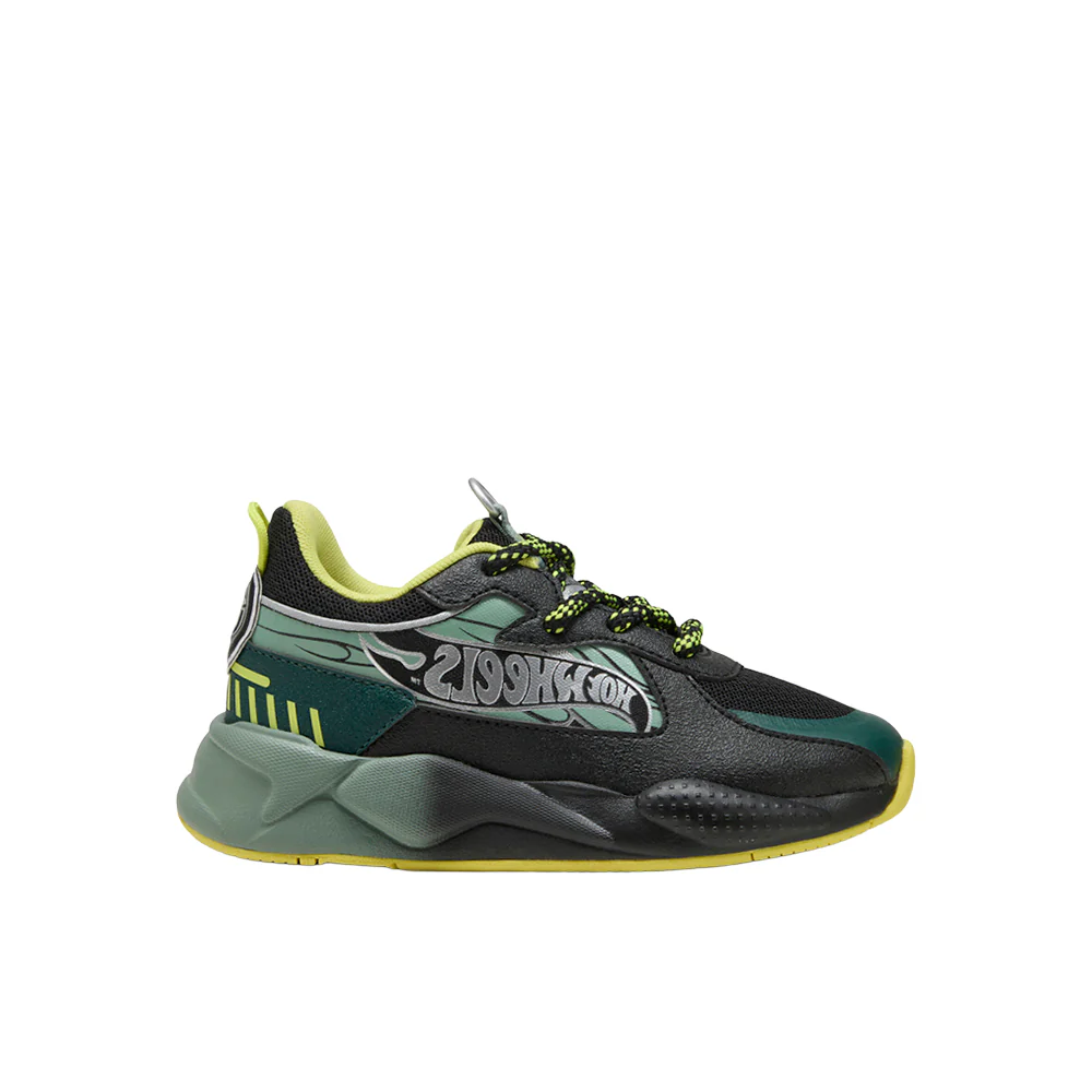 PUMA X HOT WHEELS RS X Lace Up Sneakers (Little Kid)