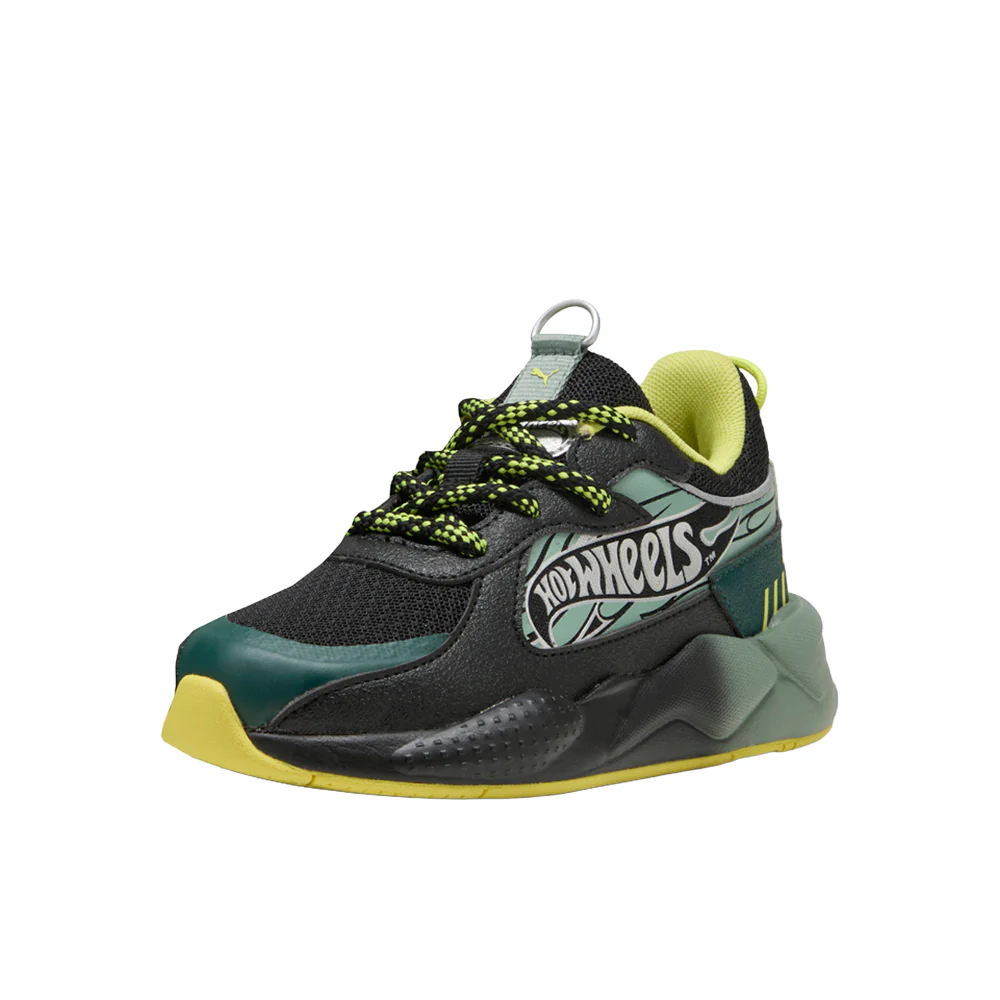 PUMA X HOT WHEELS RS X Lace Up Sneakers (Little Kid) - Image 2