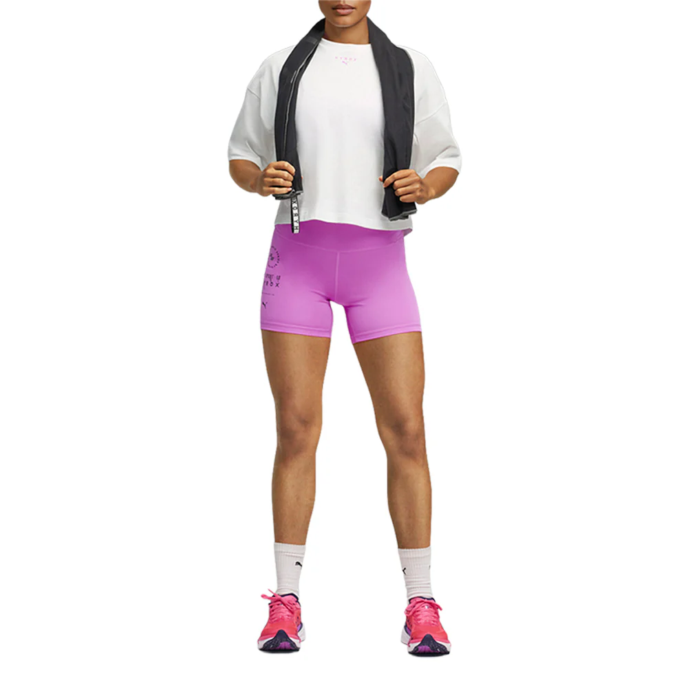 PUMA X HYROX Lifestyle Crew Neck Short Sleeve Cropped T-Shirt - Image 5