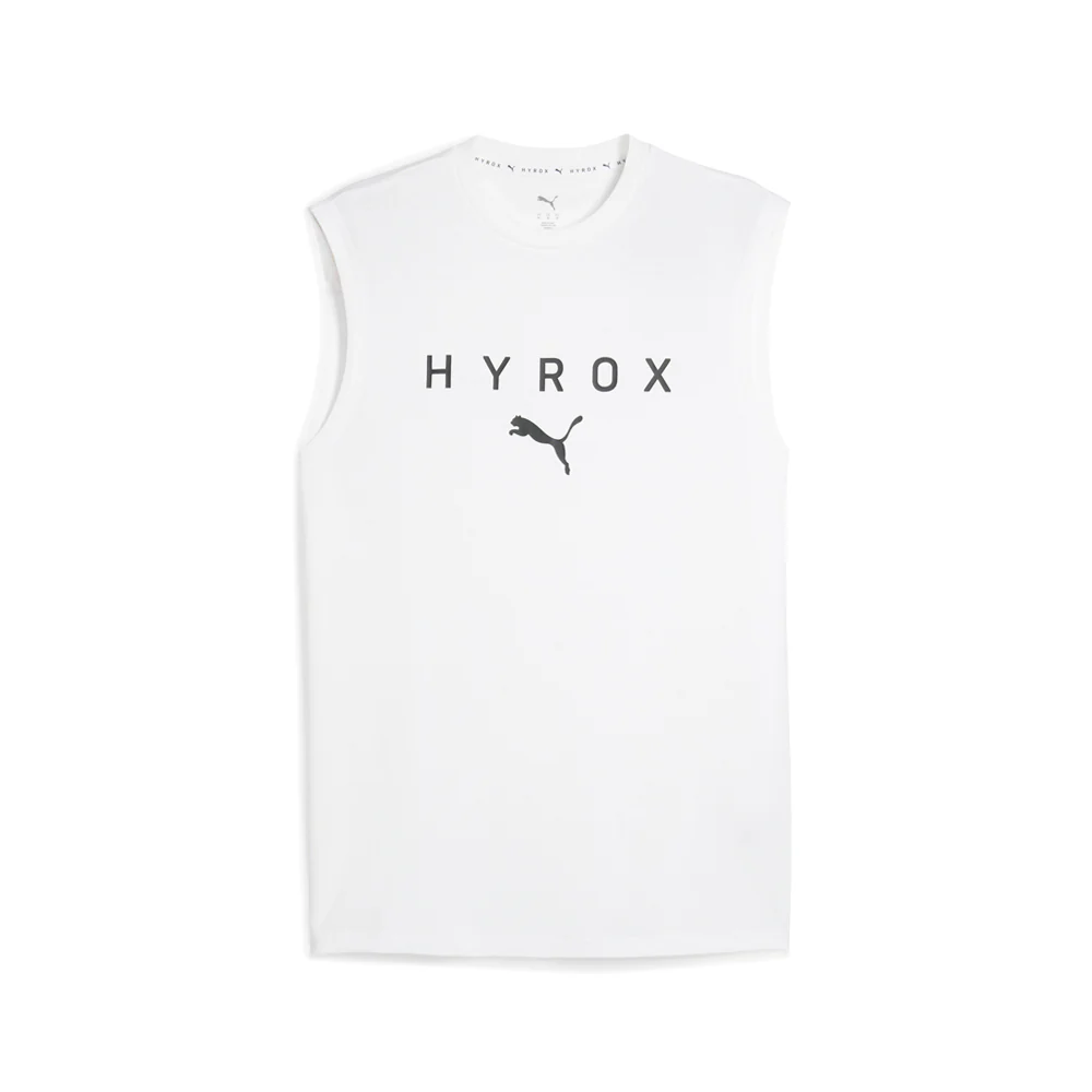 PUMA X HYROX Cutoff Graphic Crew Neck Athletic Tank Top