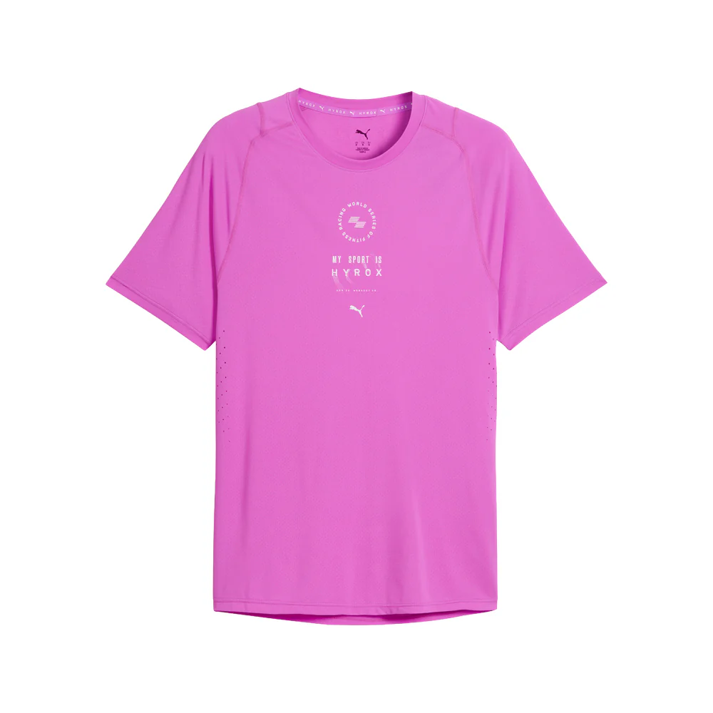 PUMA X HYROX DryElite Training Crew Neck Short Sleeve Athletic T-Shirt