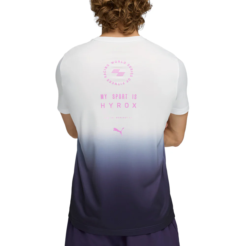 Hyrox X Graphic Crew Neck Short Sleeve Athletic T-Shirt - Image 4