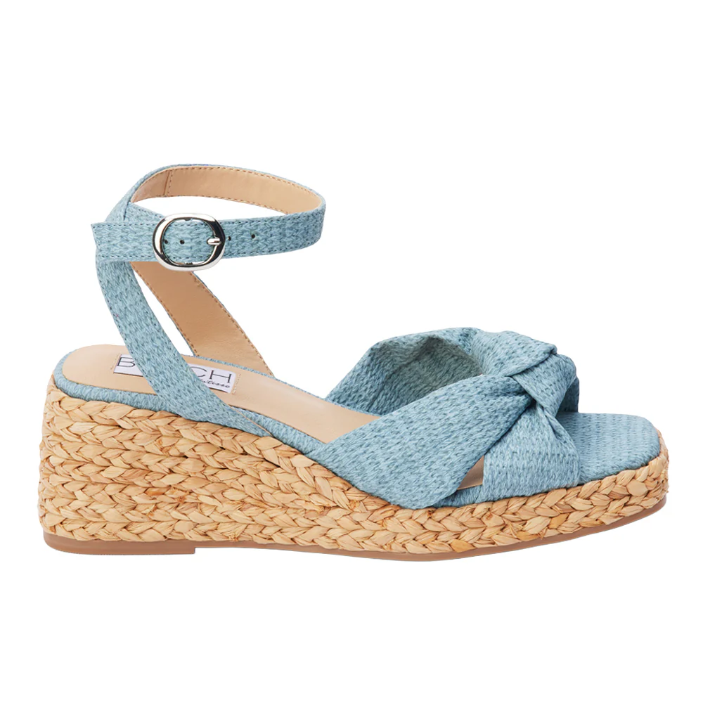 Ibiza Ankle Strap Espadrille Wedge Sandals