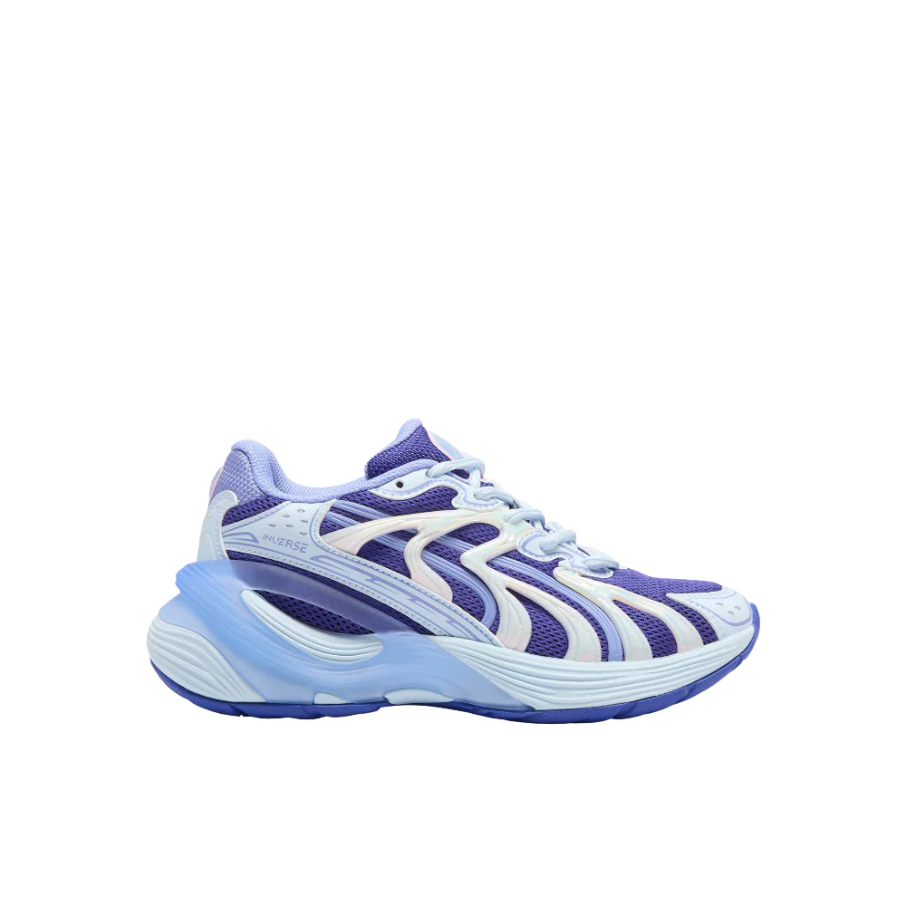 Inverse Iridescent Lace Up Sneakers (Big Kid)