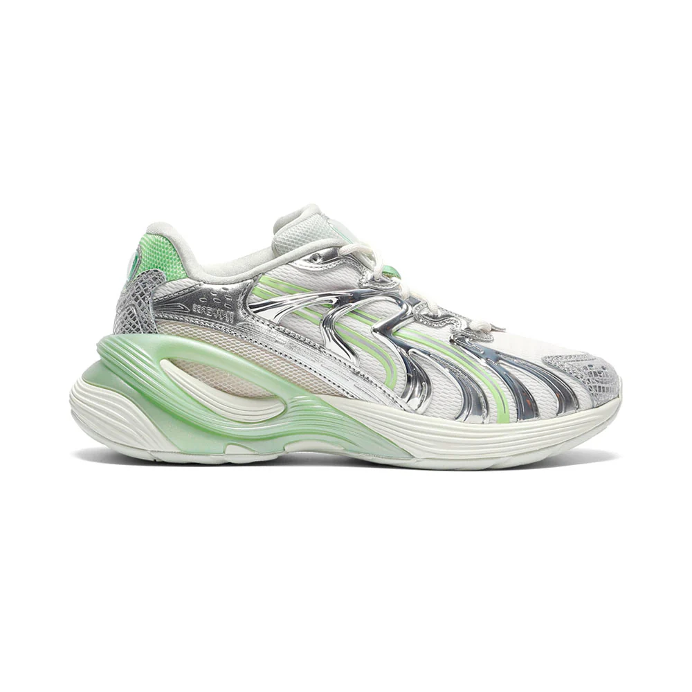 Inverse Light Beam Lace Up Sneakers