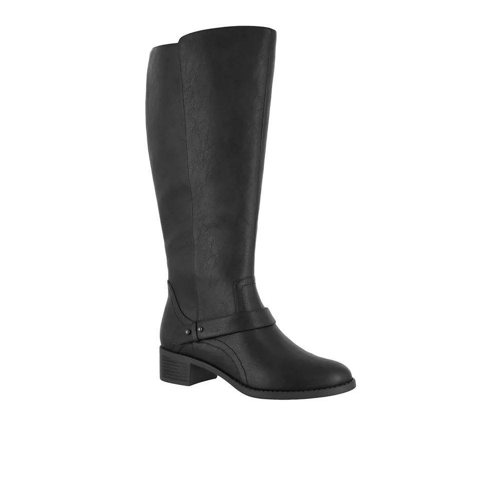 Jewel Round Toe Zippered Riding Boots - Image 2