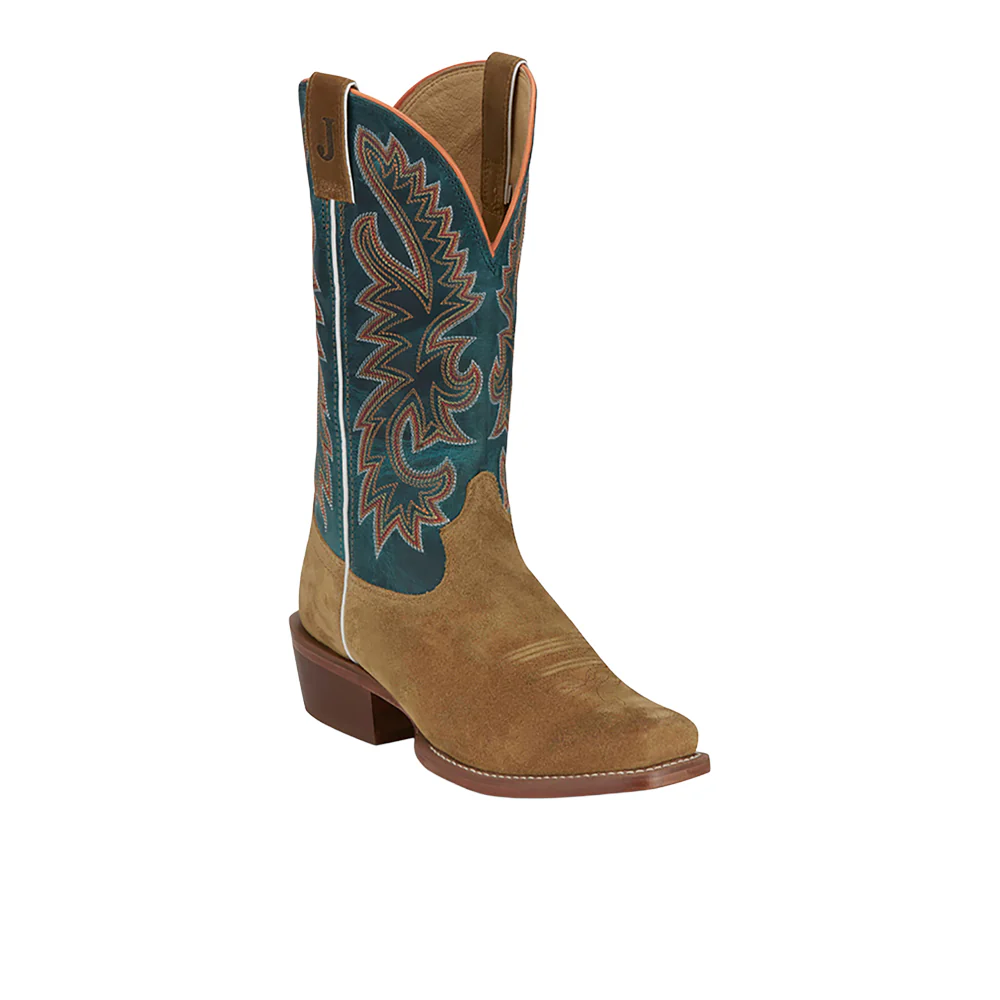 Jimmy 13 Inch Square Toe Cowboy Boots - Image 2