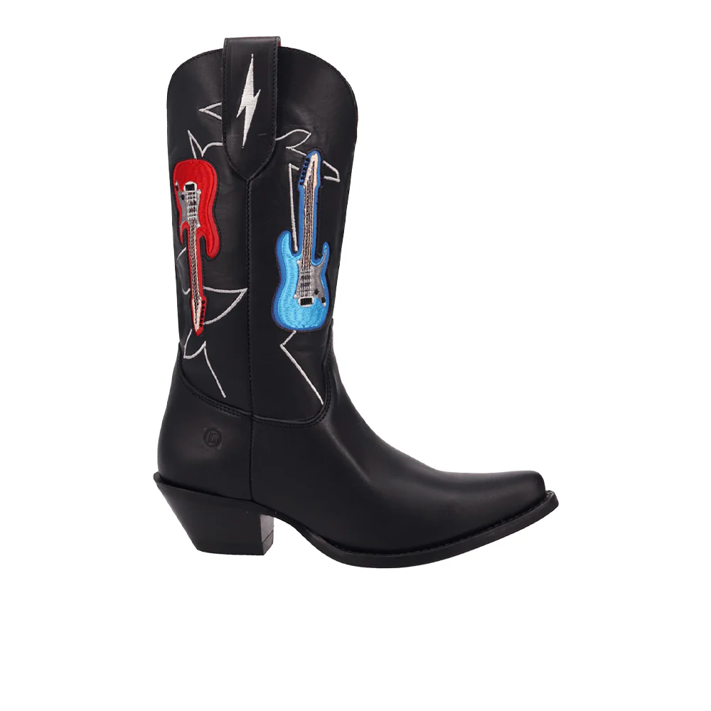 Jukebox Leather Snip Toe Cowboy Boots