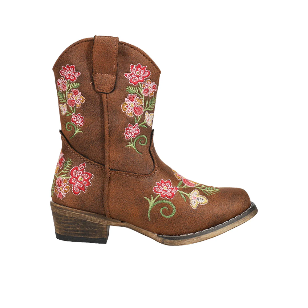 Juliet Round Toe Cowboy Boots (Toddler)