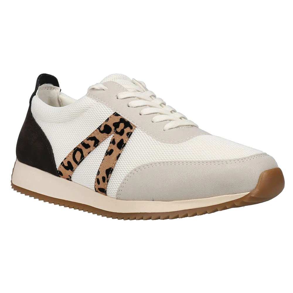 Kable Leopard Print Lace Up Sneakers - Image 2