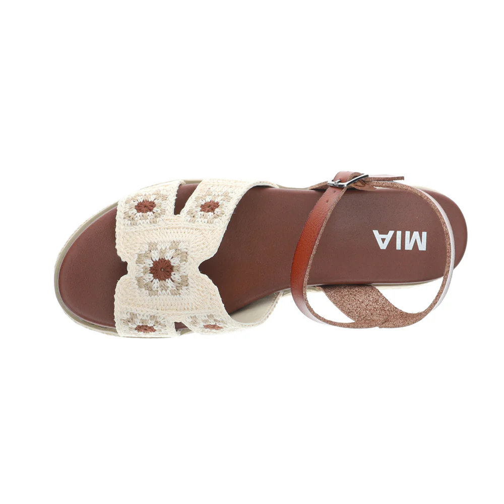 Keva Floral Ankle Strap Espadrille Wedge Sandals - Image 4