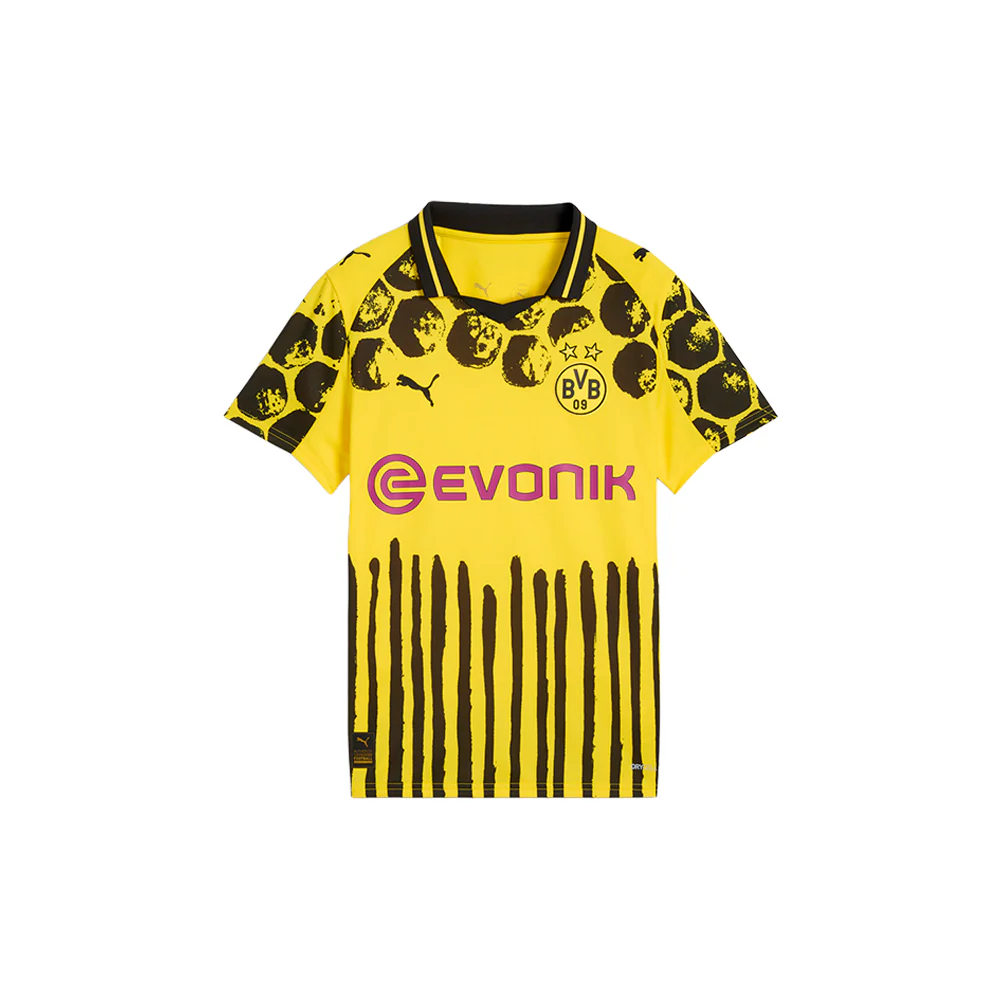 PUMA X KIDSUPER Borussia Dortmund Collared Short Sleeve Replica Jersey (Youth)
