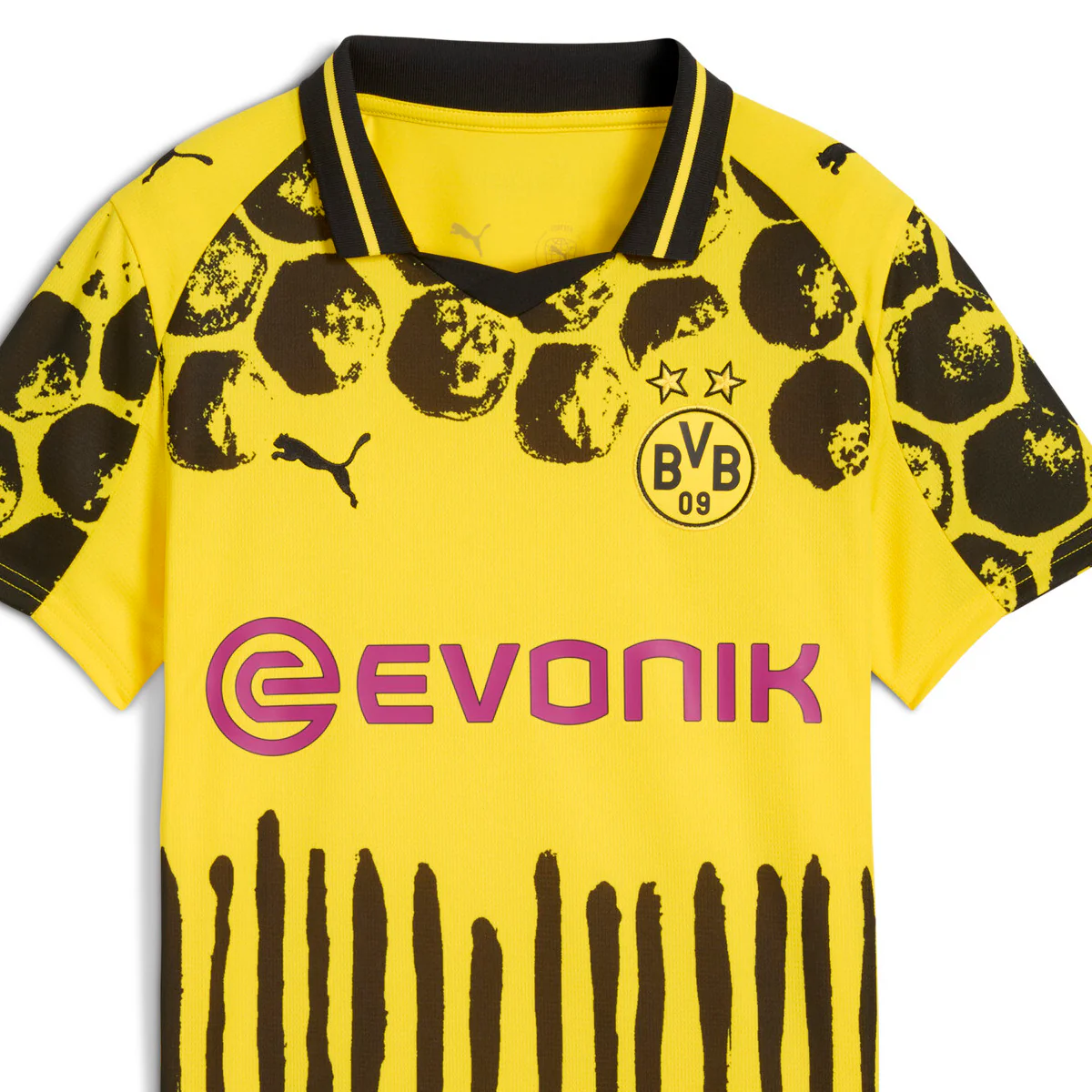 PUMA X KIDSUPER Borussia Dortmund Collared Short Sleeve Replica Jersey (Youth) - Image 3