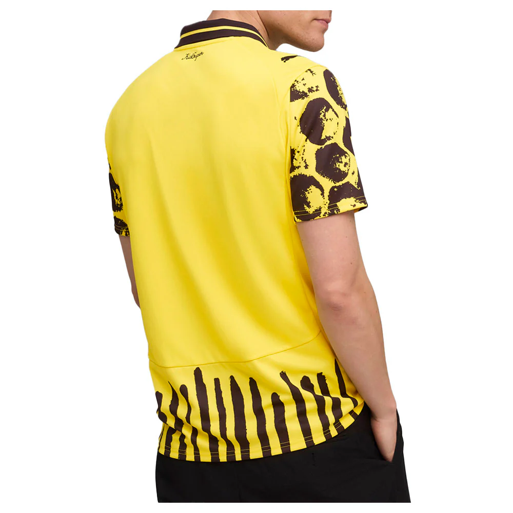 PUMA X KIDSUPER Borussia Dortmund Collared Short Sleeve Soccer Jersey Replica - Image 4