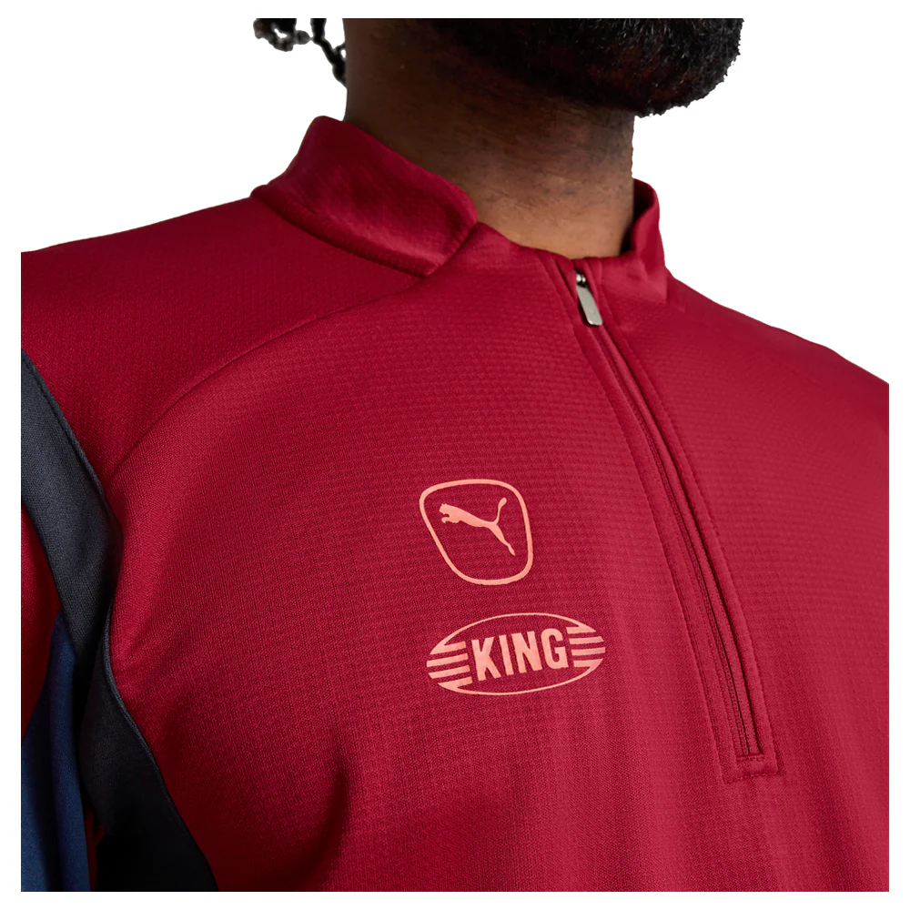 King Pro Mock Neck Long Sleeve Quarter Zip Pullover - Image 5