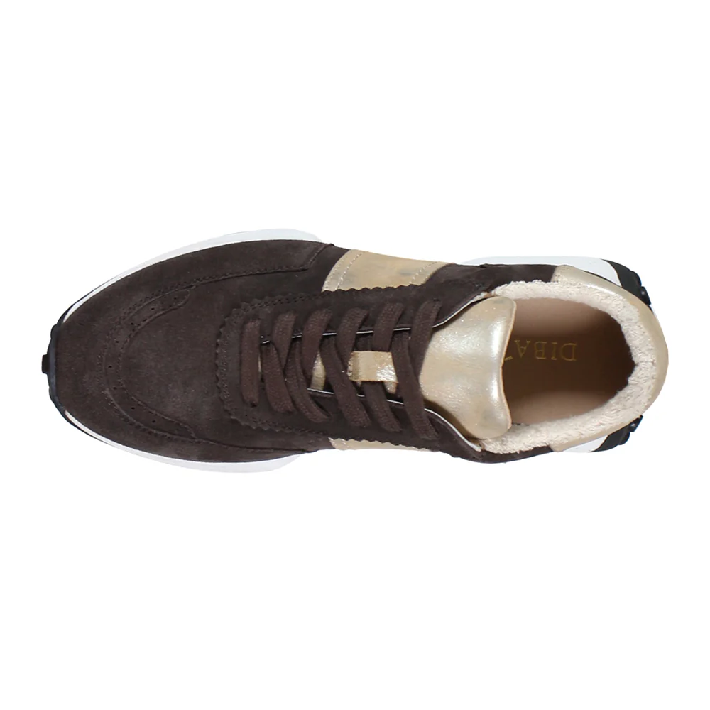 Know It All Metallic Lace Up Sneakers - Image 4