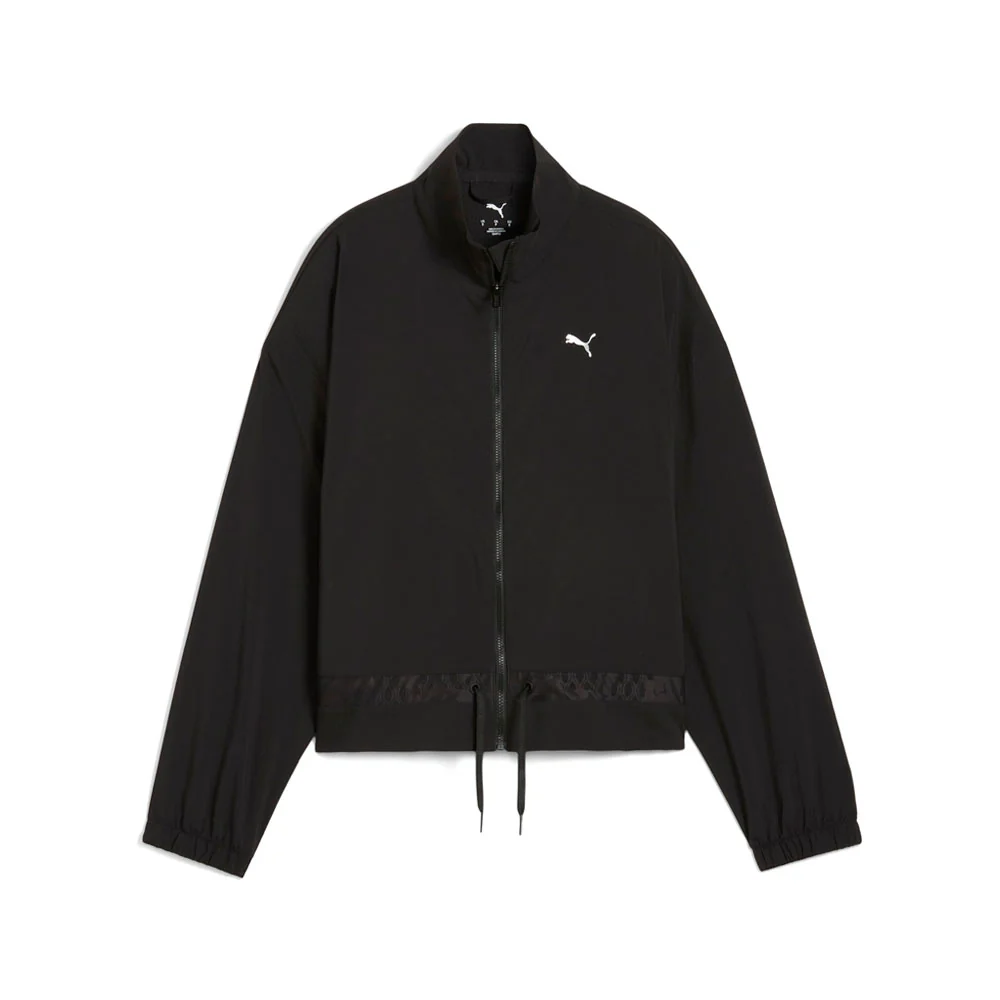 Lace Woven Full Zip Jacket