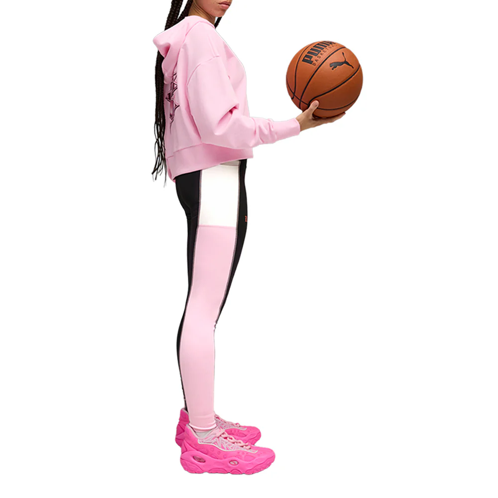 PUMA HOOPS X LAFRANCE Pink Heem Leggings - Image 5