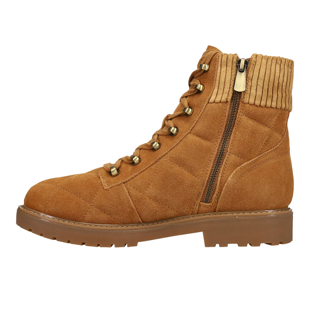 Lakely x Martha Stewart Quilted Round Toe Combat Boots - Image 3