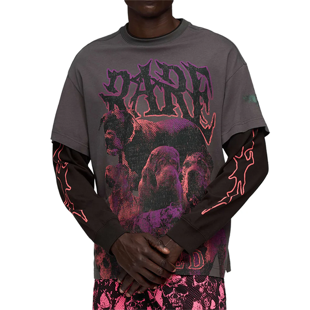 LaMelo World Tournament Graphic Crew Neck Long Sleeve T-Shirt - Image 3
