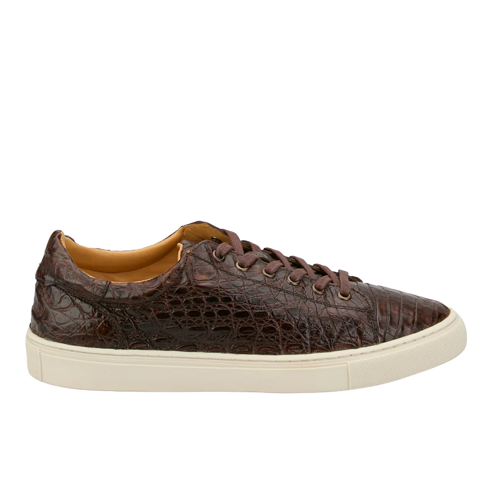 Landry Crocodile Lace Up Sneaker