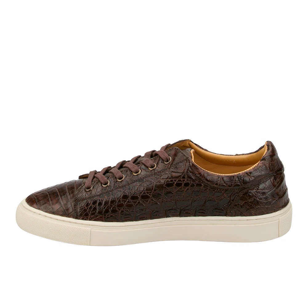 Landry Crocodile Lace Up Sneaker - Image 3