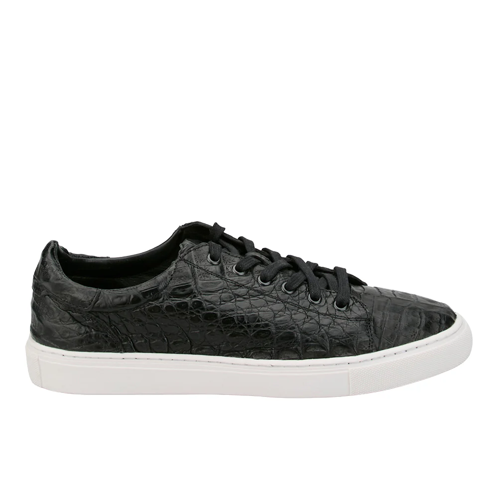 Landry Crocodile Lace Up Sneaker
