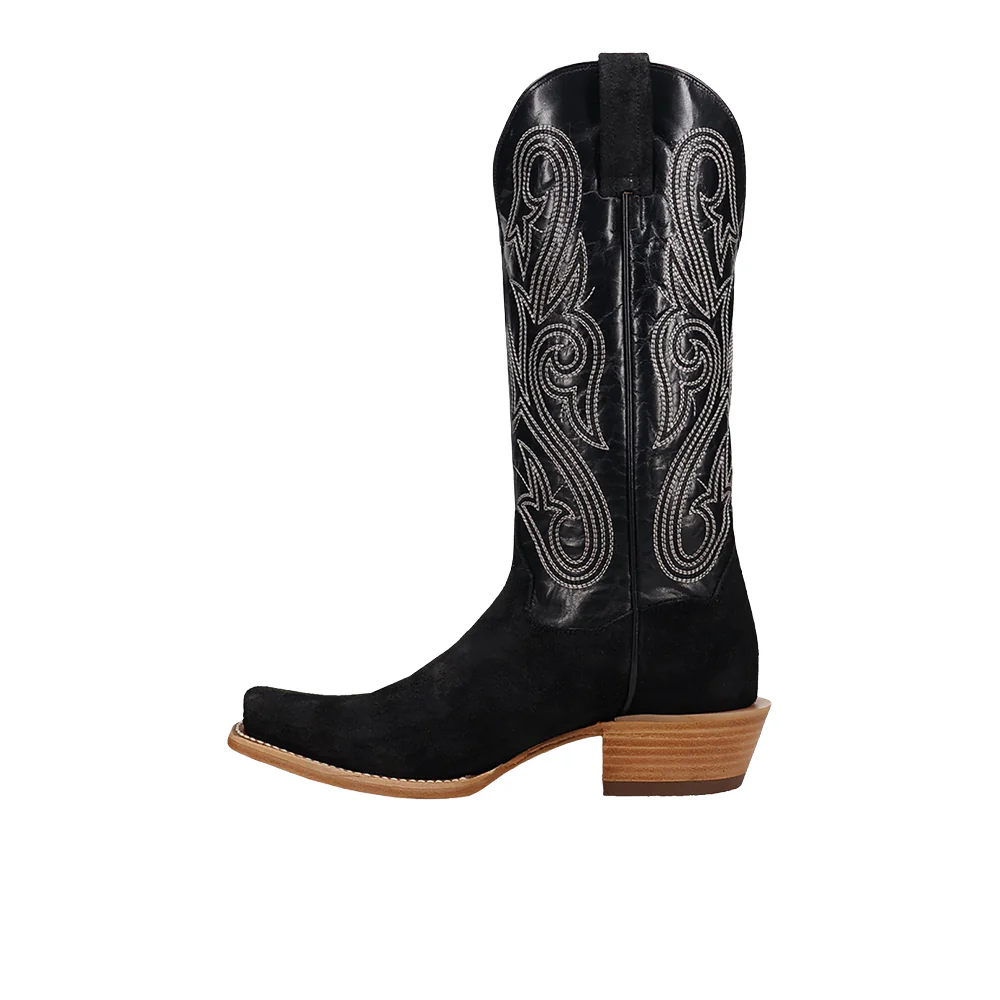 Lanessa Leather Square Toe Pull On Cowboy Boots - Image 3