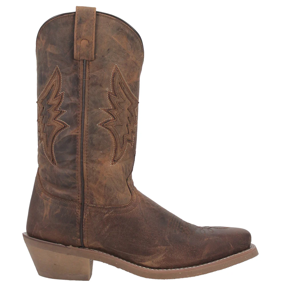 Nico Embroidered Square Toe Pull On Cowboy Boots