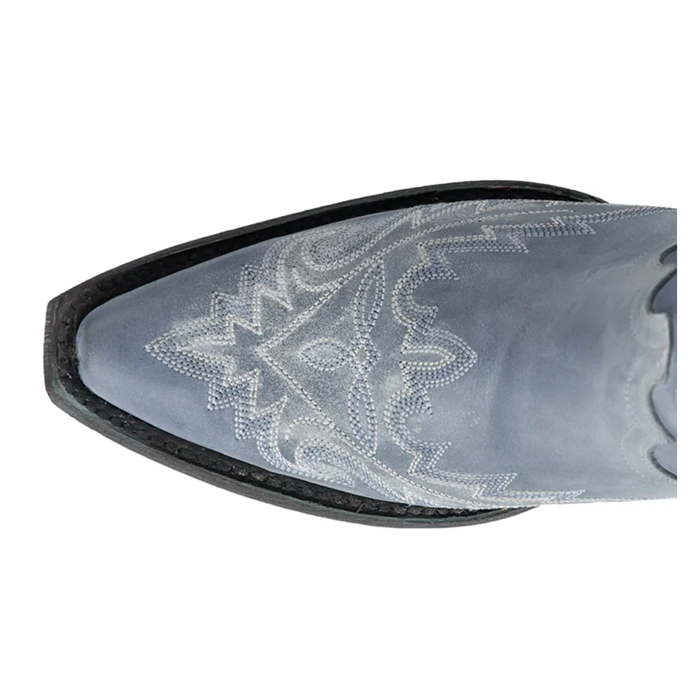 Lexington Embroidered Snip Toe Cowboy Bootie - Image 4