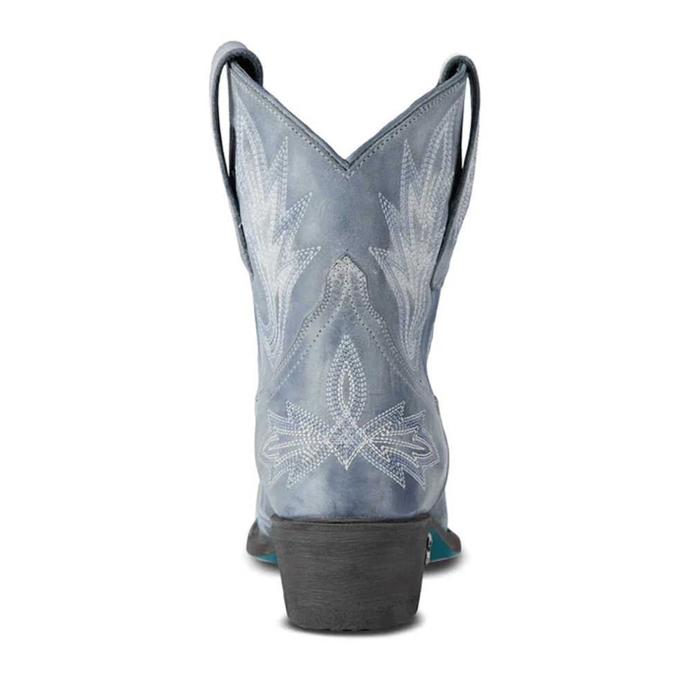 Lexington Embroidered Snip Toe Cowboy Bootie - Image 5