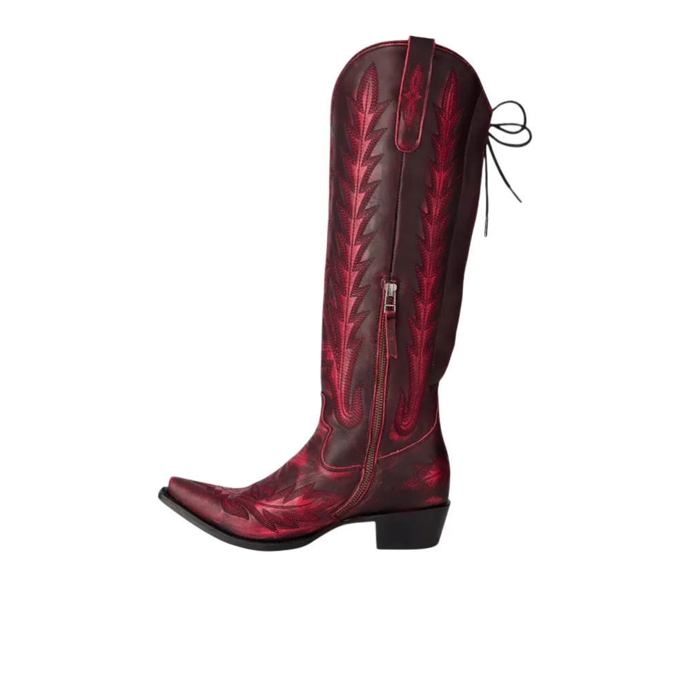 Lexington Knee High Corset Boot - Image 3