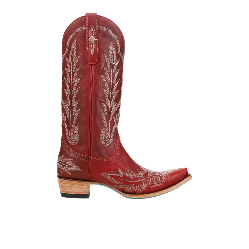 Lexington Embroidered Snip Toe Boot