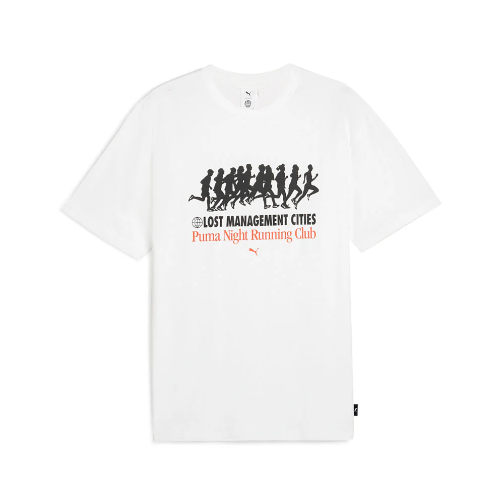 PUMA X LOST MANAGEMENT CITIES Graphic Crew Neck Short Sleeve T-Shirt