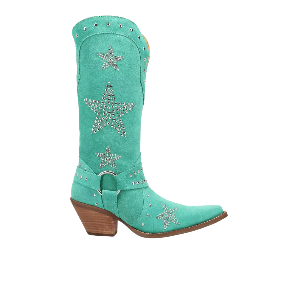 Lucky Stars Suede Leather Boots