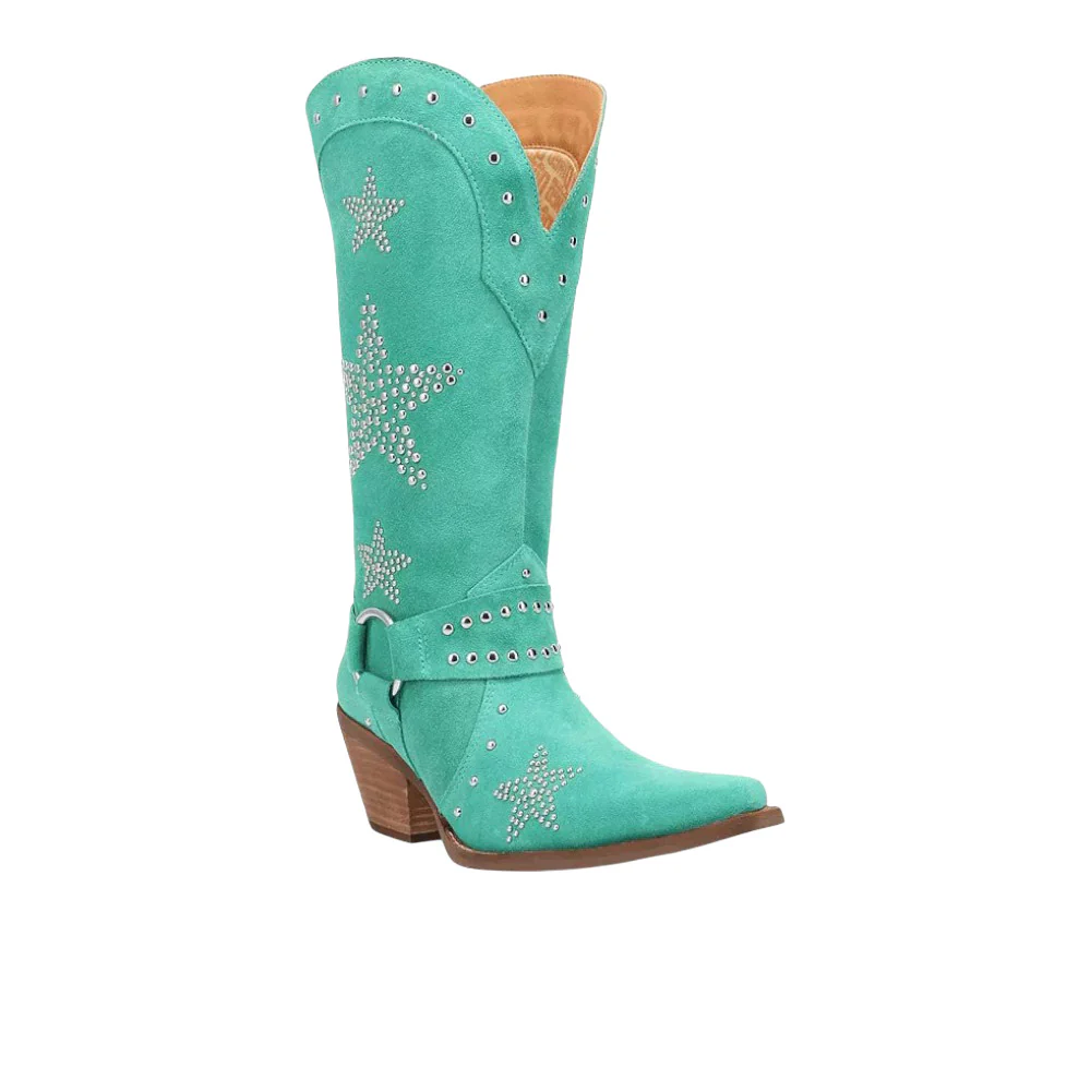 Lucky Stars Suede Leather Boots - Image 2