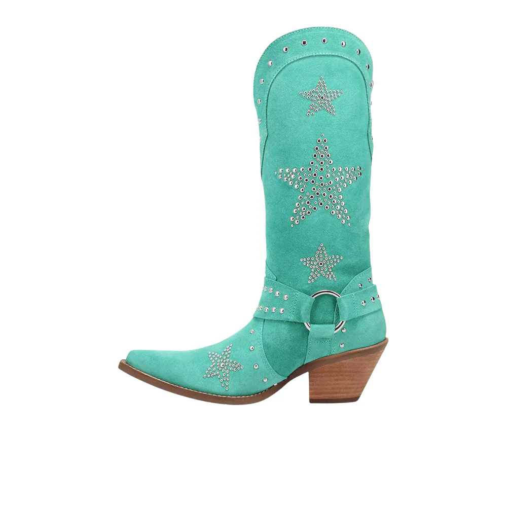 Lucky Stars Suede Leather Boots - Image 3