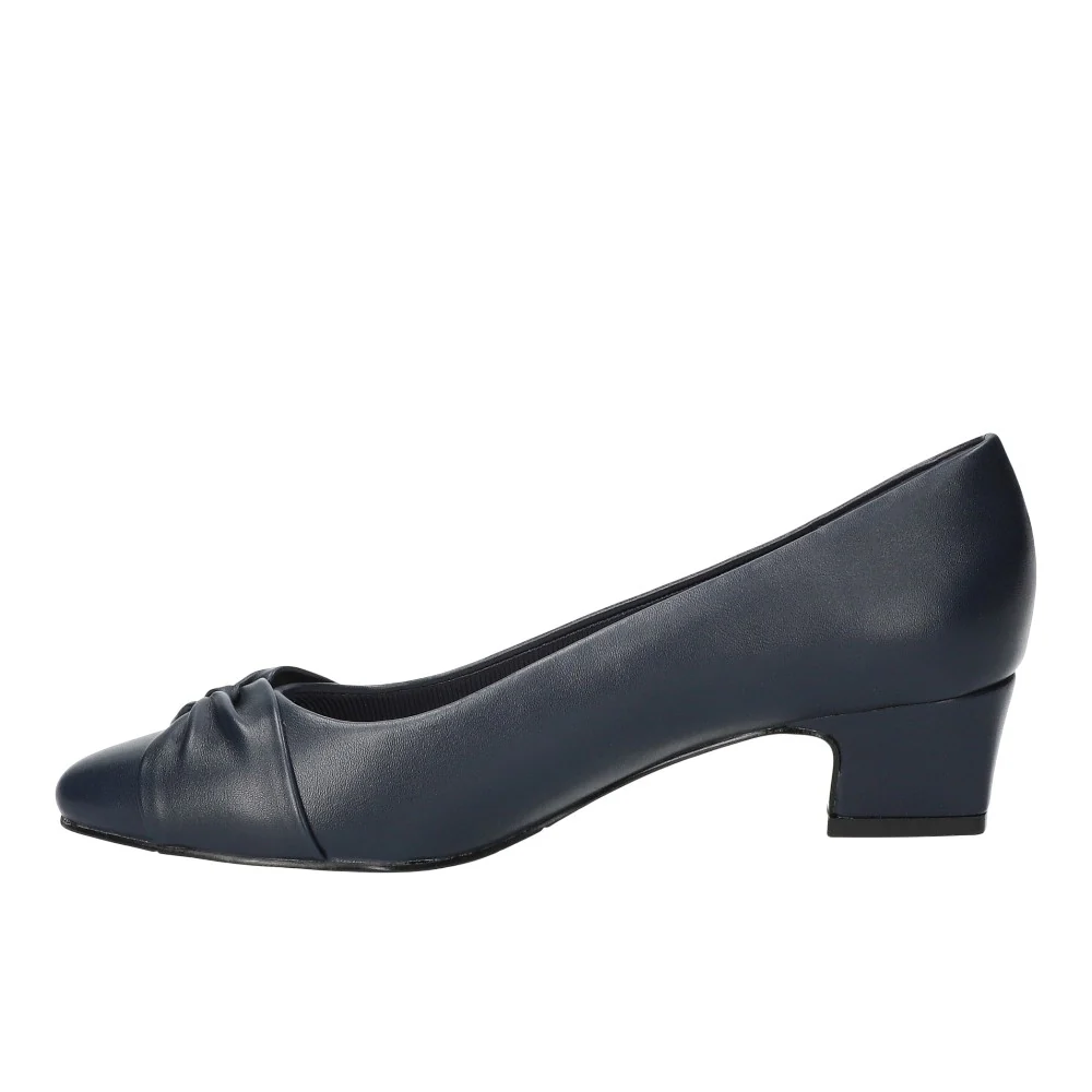 Lyanna Pleated Block Heel Pumps - Image 3