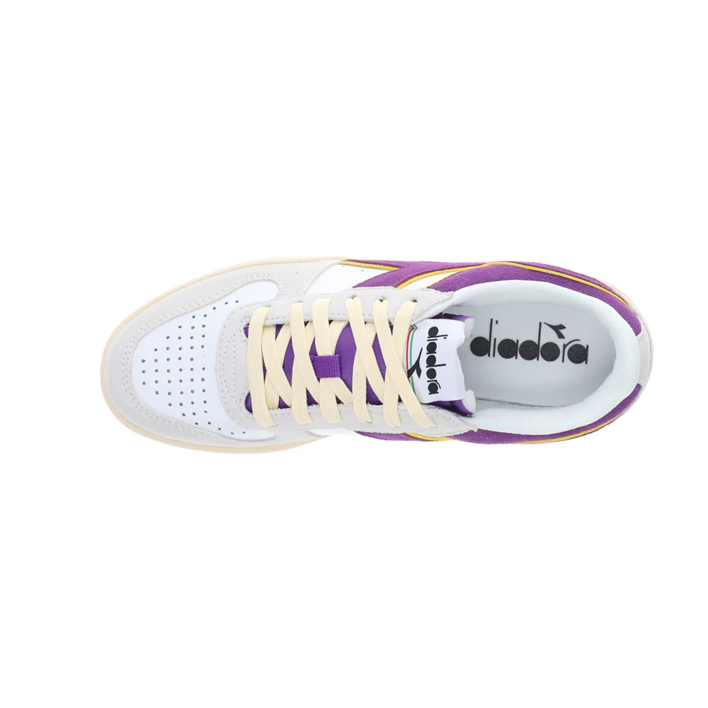 Magic Basket Low Suede Leather Lace Up Sneakers - Image 4