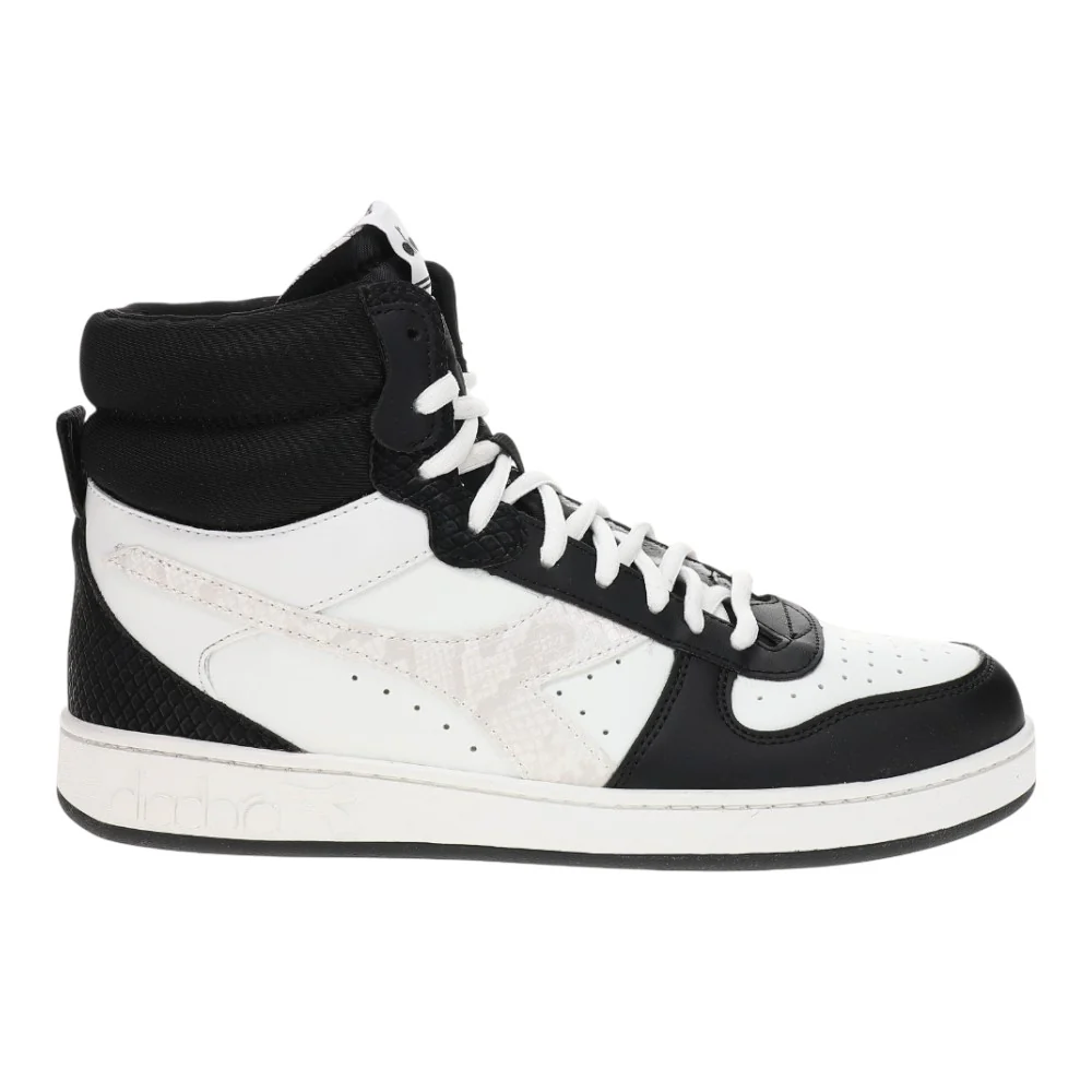 Magic Basket Mid Reptile Lace Up Sneakers